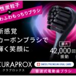 カーボンブラシ輝く笑顔クラプロックス ブラックisホワイト電動歯ブラシ
